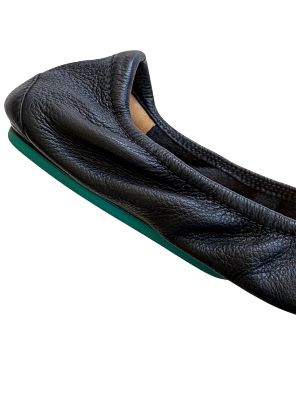 EUC Tieks Leather Ballet Flats Black Size 9 Retail $210.00 - Picture 4 of 8